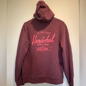 Herschel Supply Company Burgundy Sweatshirt Hoodie
